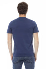 Blue Cotton Men T-Shirt Baldinini Trend