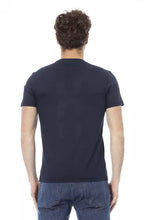 Blue Cotton Men T-Shirt Baldinini Trend