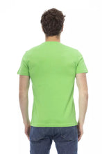 Green Cotton Men T-Shirt Baldinini Trend