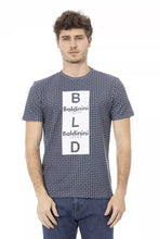 Gray Cotton Men T-Shirt Baldinini Trend