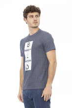Gray Cotton Men T-Shirt Baldinini Trend