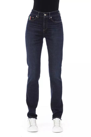 Blue Cotton Women's Jeans Baldinini Trend