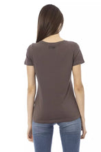 Brown Cotton Women Top Trussardi Action