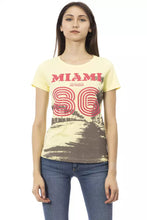 Yellow Cotton Women T-Shirt Trussardi Action