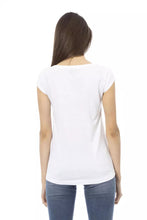 White Cotton Women T-Shirt Trussardi Action