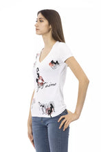 White Cotton Women T-Shirt Trussardi Action