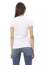 White Cotton Women T-Shirt Trussardi Action