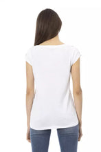 White Cotton Women T-Shirt Trussardi Action