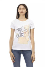 White Cotton Women T-Shirt Trussardi Action