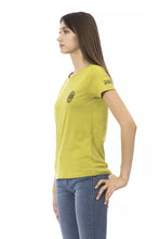 Green Cotton Women T-Shirt Trussardi Action