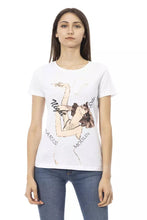 White Cotton Women T-Shirt Trussardi Action