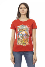 Red Cotton Women T-Shirt Trussardi Action