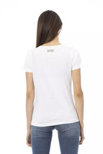 White Cotton Women T-Shirt Trussardi Action