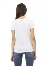 White Cotton Women T-Shirt Trussardi Action