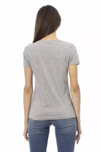 Gray Cotton Women T-Shirt Trussardi Action