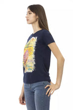 Blue Cotton Women's T-Shirt Trussardi Action