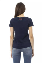 Blue Cotton Women's T-Shirt Trussardi Action
