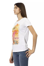 White Cotton Women T-Shirt Trussardi Action