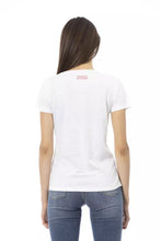 White Cotton Women T-Shirt Trussardi Action