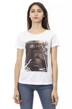 White Cotton Women T-Shirt Trussardi Action