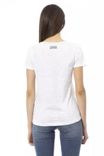 White Cotton Women T-Shirt Trussardi Action
