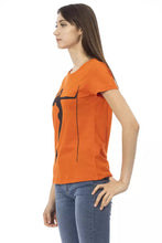 Orange Cotton Women T-Shirt Trussardi Action