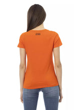 Orange Cotton Women T-Shirt Trussardi Action