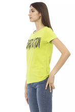 Green Cotton Women T-Shirt Trussardi Action