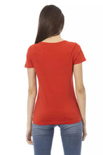 Red Cotton Women T-Shirt Trussardi Action