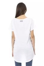 White Cotton Women T-Shirt Trussardi Action