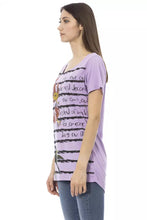 Purple Cotton Women T-Shirt Trussardi Action