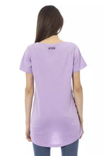 Purple Cotton Women T-Shirt Trussardi Action