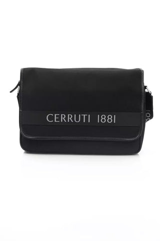 Black Nylon Women Crossbody Bag Cerruti 1881
