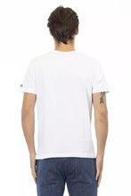 White Cotton Men T-Shirt Trussardi Action