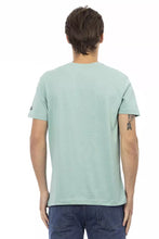 Green Cotton Men T-Shirt Trussardi Action