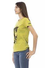 Green Cotton Women T-Shirt Trussardi Action
