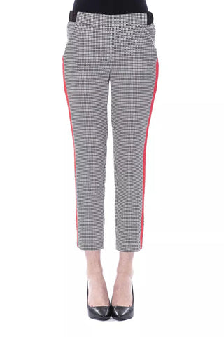 Black Viscose Women Pants BYBLOS