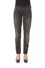 Black Cotton Women Jeans BYBLOS