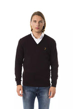 Brown Merino Wool Men Sweater Uominitaliani