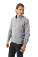 Gray Wool Men Sweater Uominitaliani