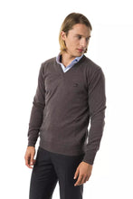 Gray Merino Wool Men Sweater Uominitaliani
