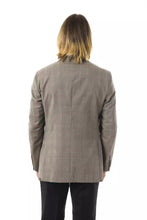 Gray Wool Men Blazer Uominitaliani