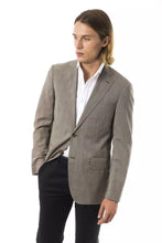 Gray Wool Men Blazer Uominitaliani