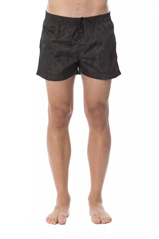 Army Polyester Men Swimwear Roberto Cavalli Sport