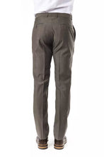 Gray Wool Men Pant Uominitaliani