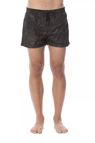 Army Polyester Men Swimwear Roberto Cavalli Sport
