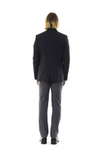 Black Wool Men's Blazer Uominitaliani