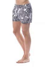 Black Polyester Men's Swim Trunk Roberto Cavalli Sport