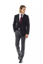 Black Wool Men's Blazer Uominitaliani