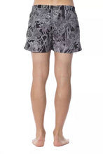 Black Polyester Men Swimsuit Roberto Cavalli Sport